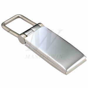 Schlüsselanhänger aus Metall mit Fotorahmen und Spiegel_B62680